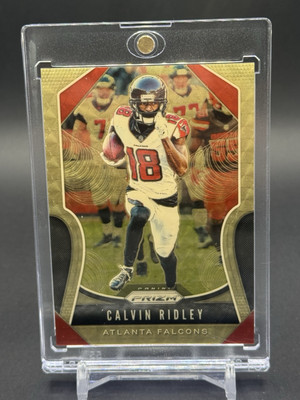 2019 Prizm Calvin Ridley Gold Vinyl  1/5 Falcons Jaguars Titans SSP 1st on Print
