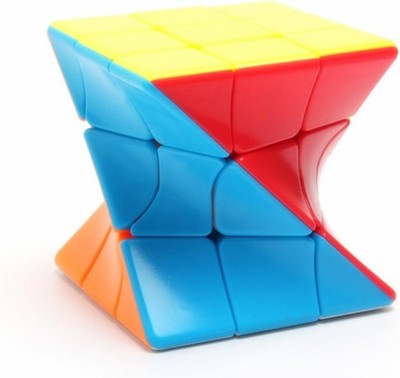 Twist 3x3 Speed Cube Stickerless Brain Teaser Puzzle Educational IQ Toy