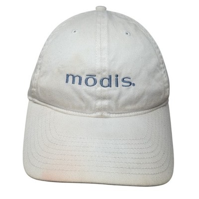 Modis Slideback Hat Solid White One Size Adjustable Embroidered Nike