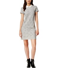 maison Jules Womens Collared Shift Dress