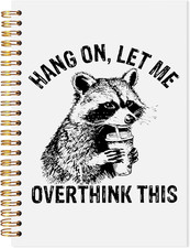 New Funny Raccoon Notebook Sarcastic Trash Panda Gift Journal Fast Shipping