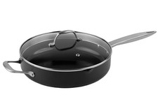 Zyliss Ultimate Pro Ceramic Sauté Pan with Lid - Aluminium Pan Non-Stick