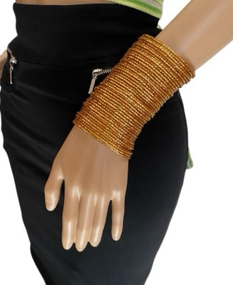 Zara Multi Beaded Cuff Bracelet