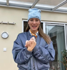 Arc'teryx Bird Head Beanie Light Blue Knit Hat Merino Wool Winter Cap Unisex