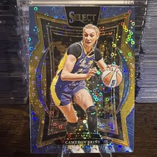 Cameron Brink Blue Disco Prizm #/125 2025 Select WNBA #9 Sparks SP LA Sparks