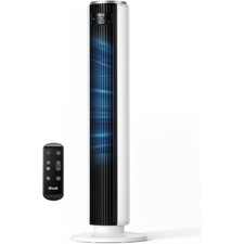 Tower Fan for Bedroom, 90 Oscillating Standing Fan with 28dB Quiet 36 in, White