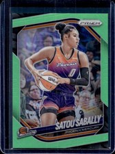 2025 Panini WNBA Prizm Satou Sabally Lime Green #/225 Mercury