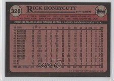 1989 Topps Blank Front Rick Honeycutt #328 0b6