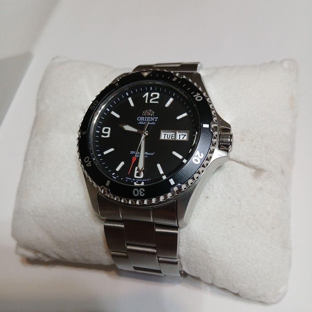 Orient Automatic Diver Watch Timepiece Black Stai… - image 2