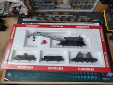 fleischmann HO. N°216. Train de secours 5597 en coffret d'origine 