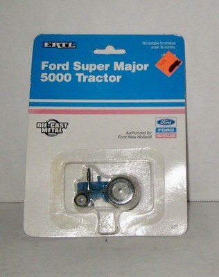 1/64 Ertl Ford 5000 Super Major tractor in package.