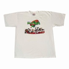 Vintage Space Jam Promo T Shirt 1996 tune squad looney tunes Jordan Size Xlarge