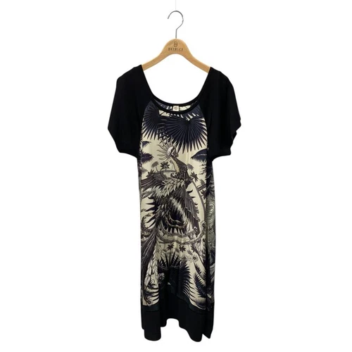 HERMÈS Abito Hermes 467757 pezzo unico 38 nero Mythiques mitologia fenice