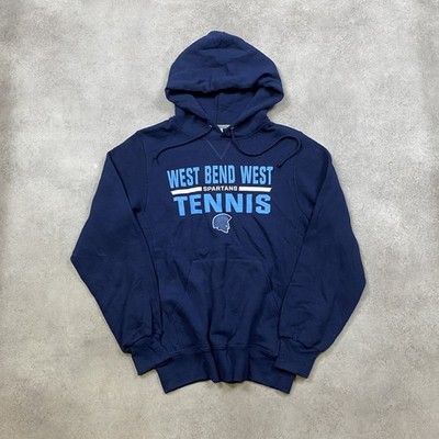 Russell Athletic Hoodie Herren Small West Bend West Spartans Sweatshirt, Navy
