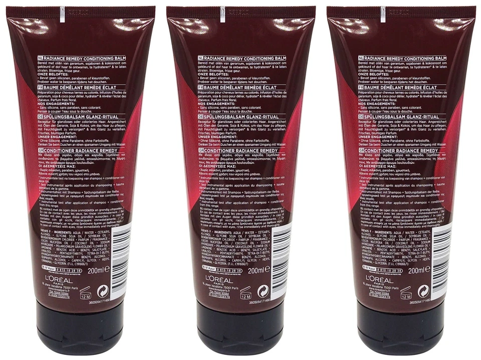 3x Loreal Botanicals Conditioner GERANIE 200ml Spülung Balsam coloriertes Haar - Bild 2 von 4