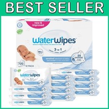 Hypoallergenic Baby Wipes, 99.9 Water, 12 Packs