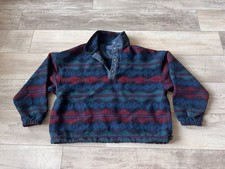 Pendleton Wool Snap Button Sweatshirt Tribal Multi Color Men s Medium Sweater