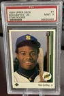 1989 KEN GRIFFEY JR UPPER DECK STAR ROOKIE PSA 9 MARINERS HOF 50-50? (969)