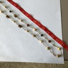 Vintage 22”Long Decorative Beaded Statement Necklace - Earth Tones — photo 6