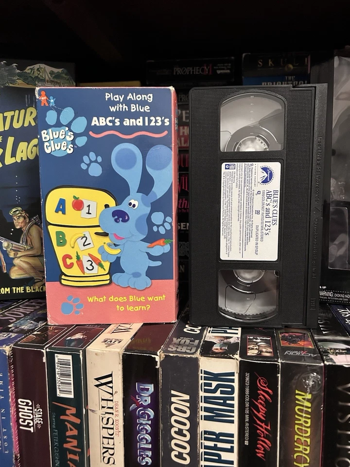 Blues Clues Play Along With ABC's and 123's VHS Video Tape 1999 Nick Jr. Tape - Image 2 of 4