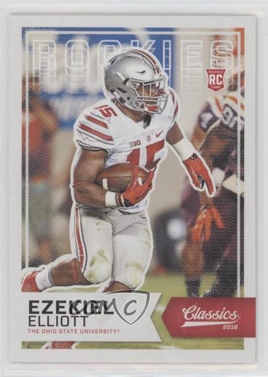 2016 Panini Classics Rookies Ezekiel Elliott #212 0w8