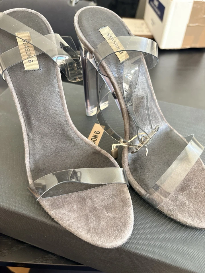 YEEZY temporada 2 | Sandalias pvc transparentes 36 Foto 2 de 4