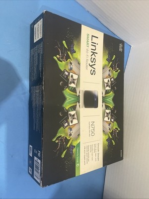 Linksys N750 EA3500 Dual-Band Wireless Smart Wi-Fi Router New Open Box