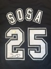 SAMMY SOSA SIGNED AUTO CHICAGO WHITE SOX BLACK CHI TOWN JERSEY BAS AUTOGRAPHED B — photo 2