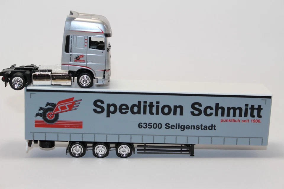 hg4776, RAR Alter Herpa DAF XF SSC Jumbo Gardinenp. SZ Sp. Schmitt SOSE TOP OVP - Bild 4 von 4
