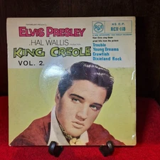 Elvis Presley – King Creole Vol.2 EP RCX-118 (1958 UK RCA 45) Vintage 7" LP