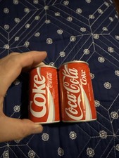 2 stare puszki lotnicze Coca-Coli z 1988 roku