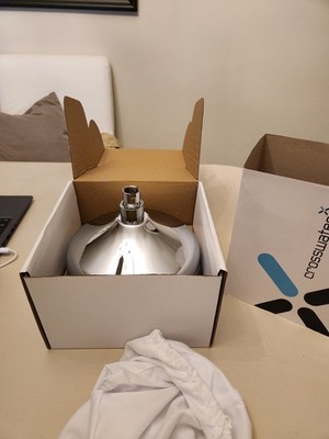 Crosswater Belgravia 8 Zoll Duschkopf in Chrom