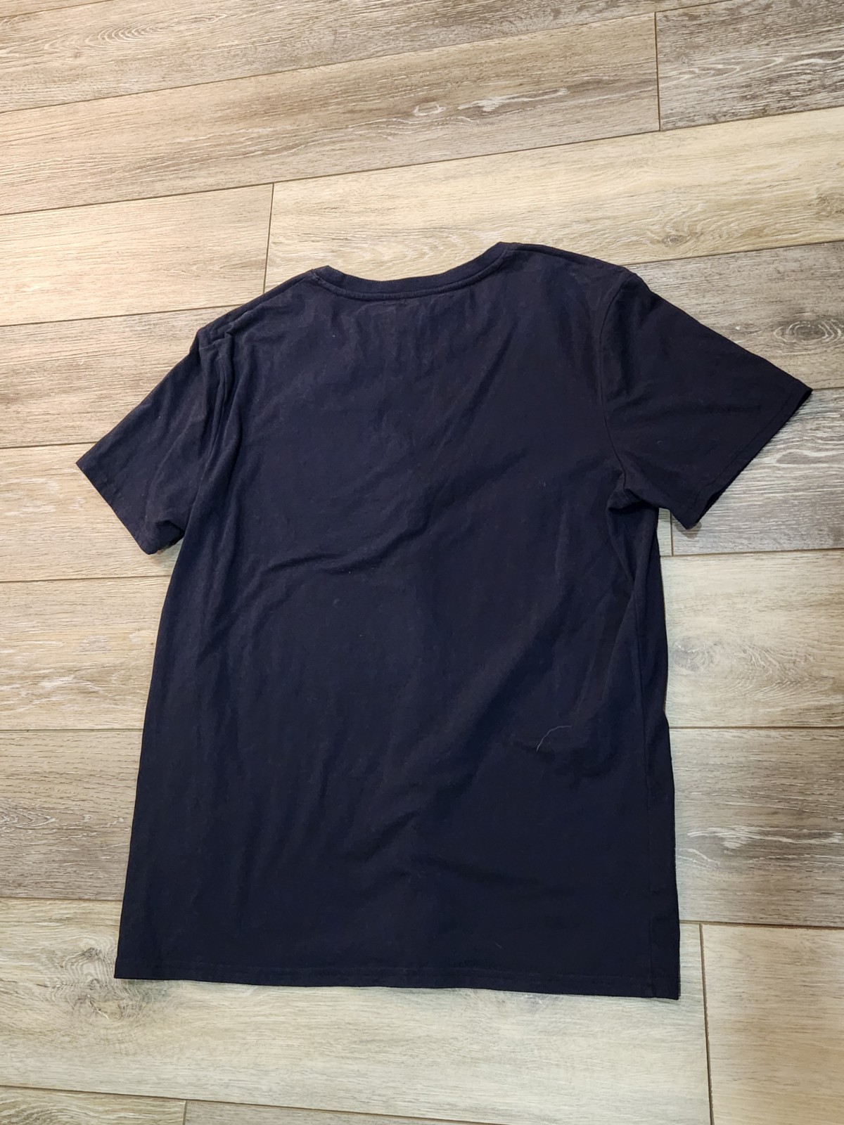 Lacoste Sleepwear Men's Navy Blue Knit Lounge Crew-Neck  Pocket T-Shirt size L thumbnail 7