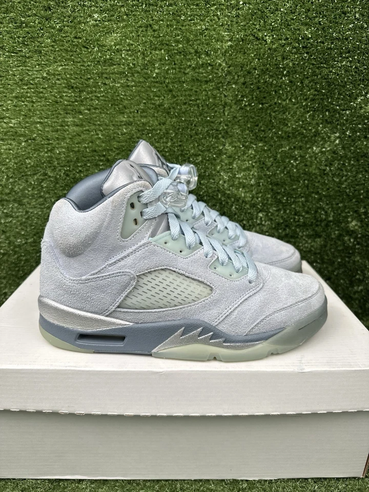 Talla 7 - Air Jordan 5 Retro Blue Bird W Foto 3 de 4