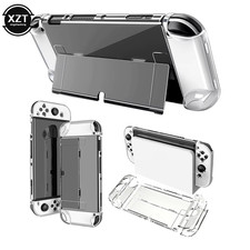NEW Clear Hard Case Anti-Scratch Grip PC Cover Shell For Nintendo Switch OLED