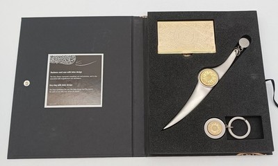 Brieföffner / Visitenkartenbox ''Kawa'' edel und stilvoll, in Geschenkbox