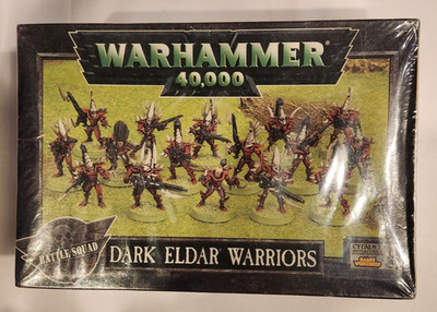 Warhammer 40,000: Dark Eldar Warriors OOP Sealed Plastic GW 1999 RARE