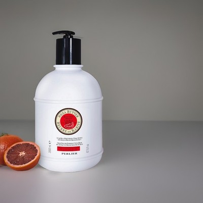 Perlier Shea Butter & Blood Orange 2 Litre Bath Cream 67 Fl Made in Italy Sealed
