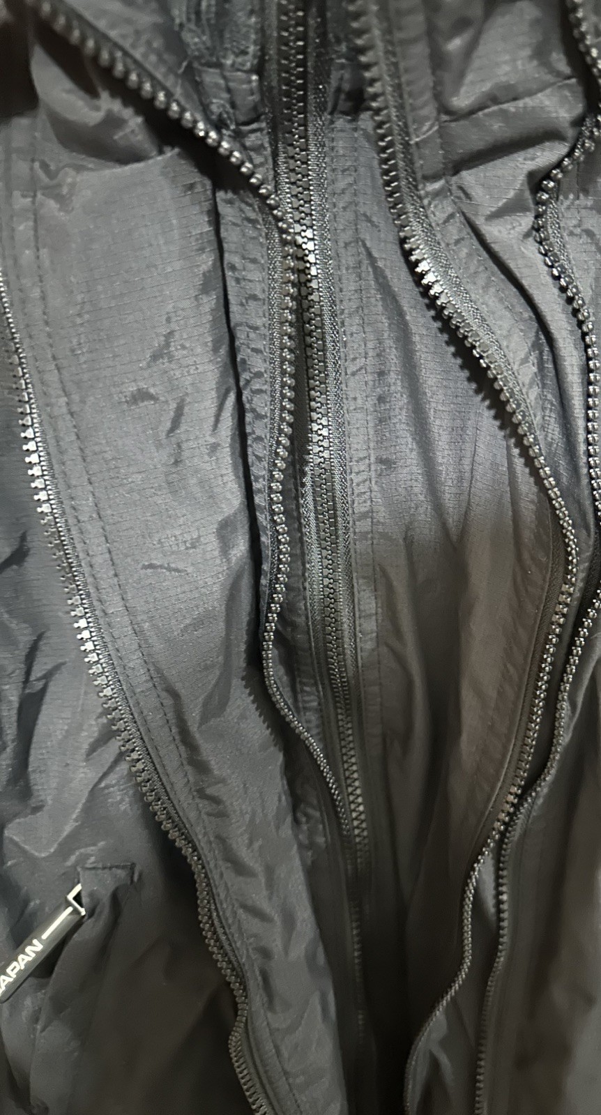 Superdry Women's Black ‘THE Windcheater’ 3 zip Jacket XS wool neck/sleeves EXCON image 8