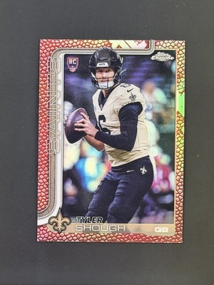 2025 Topps Chrome Tyler Shough Pigskin Rookie RC | eBay