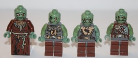 4 Castle Fantasy Era Lego Minifigures from set #7079 Trolls Mountain Fortress