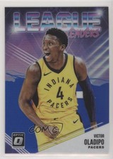 2018-19 Panini Donruss Optic League Leaders Blue Prizm /85 Victor Oladipo #4 0x1