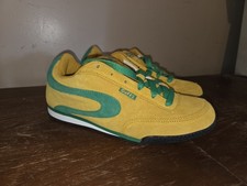 Vintage Duffs Octane Skateboard Shoes Women's Sz 11 Mustard Yellow Deadstock NWT