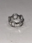 Vintage Taxco Mexicana 925 Sterling Silver Tribal Biker Gothic Ring Sz#8.5=US4.4
