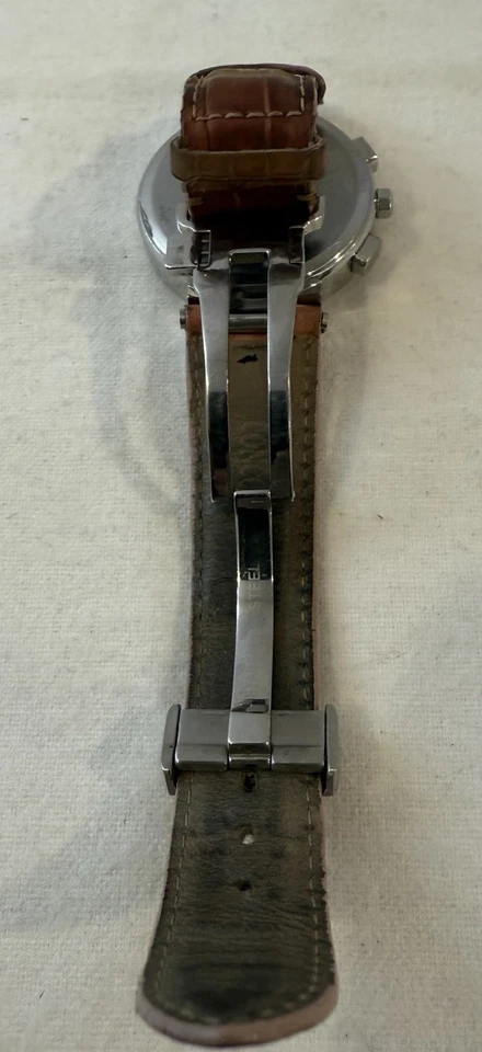 Reloj Concord vintage para mujer... La Scala... cara rosa claro con 7 diamantes pequeños Foto 4 de 4