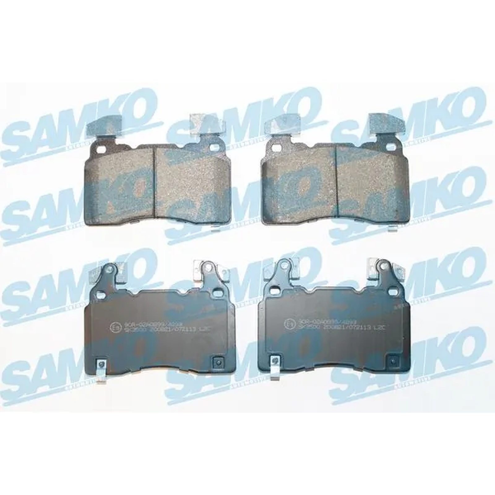 1x ORIGINAL® SAMKO Bremsbelagsatz, Scheibenbremse Vorne für Opel INSIGNIA B
