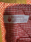 American Greetings Strawberry Shortcake Cotton Oven Mitt Red Gingham 1980s. NWOT — photo 3