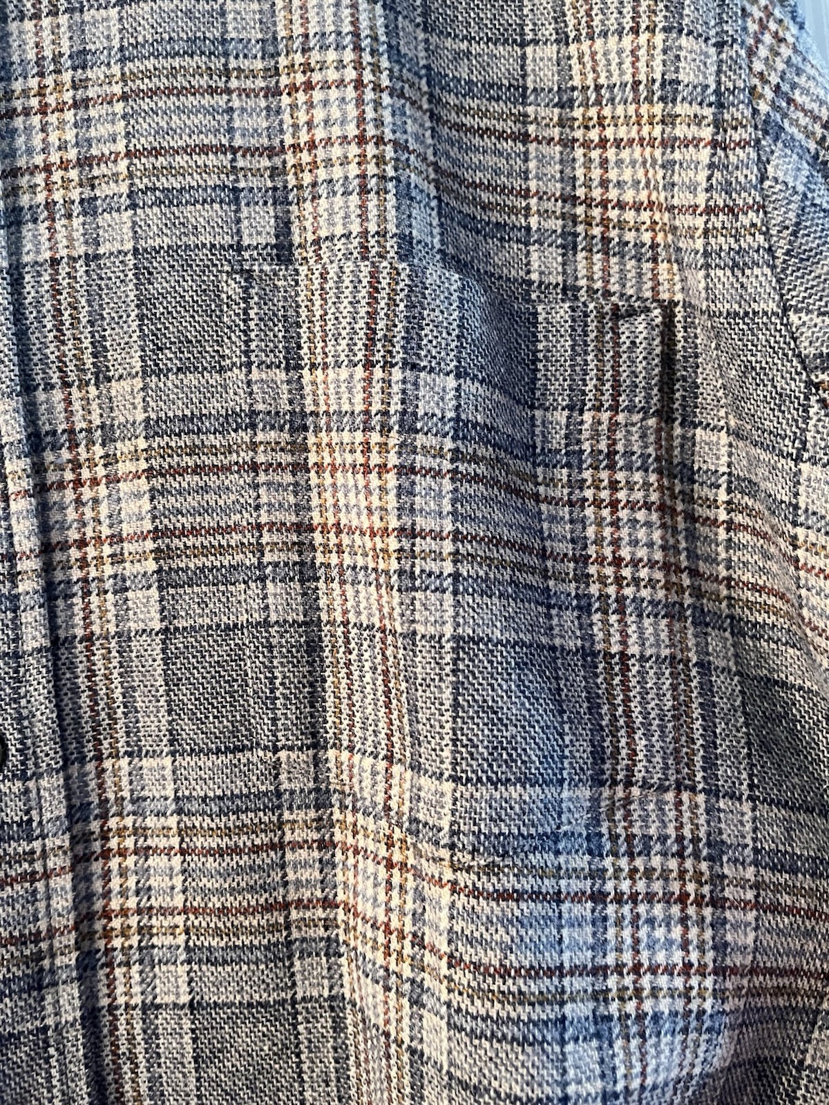 Men’s Pendleton Button Down 100% Wool Size Large - image 7