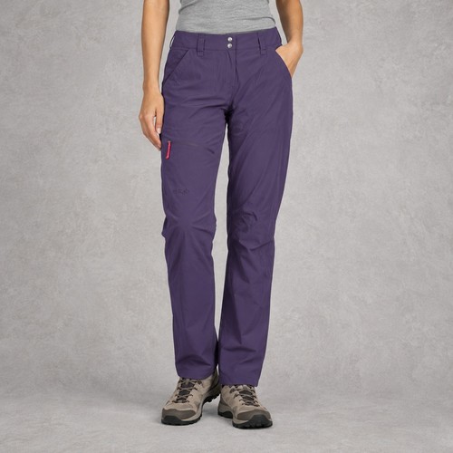 Rab, Rab Helix Pants Womens XS Purple Stretch Hiking Climbing Outdoor Trousers