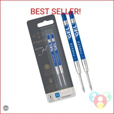 Parker Refill for Parker Retractable Gel Ink Roller Ball Pens, Medium Conical Ti